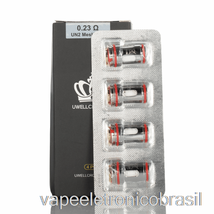 Vape Eletrônico Uwell Coroa 5 Bobinas De Reposição 0,23ohm Un2 Bobinas De Malha única